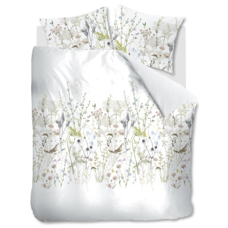 Voodipesukomplekt Flowers Flowers White